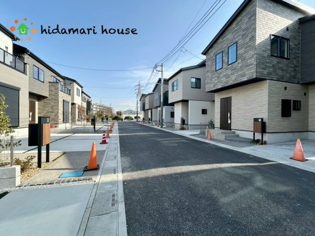 大宮指扇Northside　新築戸建　Cの前面道路含む現地写真