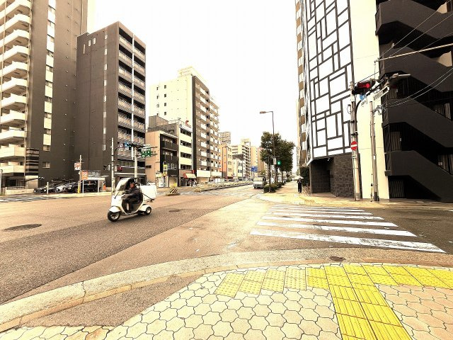 大阪市北区松ケ枝町の店舗一部の周辺