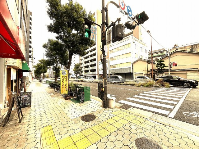 大阪市北区松ケ枝町の店舗一部の周辺