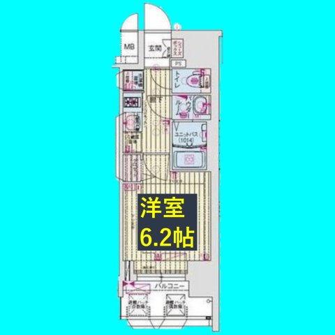 プレサンス葵デュリスの間取り