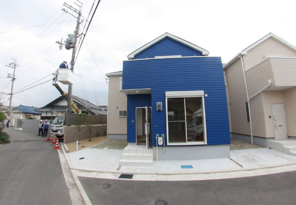 FELIZ板原 A棟の外観|外観は落ち着いています