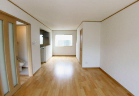 FELIZ板原 A棟の居間・リビング|おしゃれな居間です