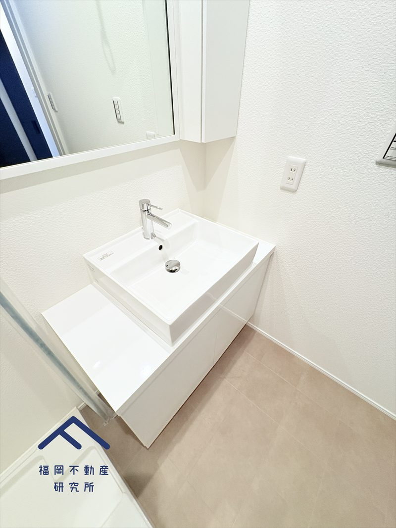 南区柏原２丁目　戸建ての独立洗面台