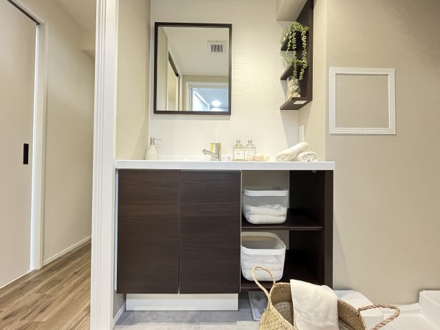 小島第2スカイハイツの洗面所