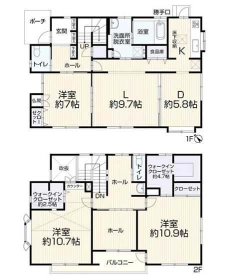 【間取り】 | 千葉市若葉区みつわ台2丁目
