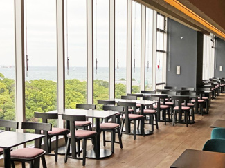 【設備】 | ESR横浜幸浦ディストリビューションセンター1 | 従業員専用ラウンジはオーシャンビューです