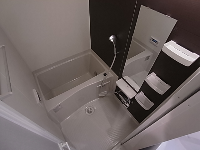 神戸市長田区大橋町８丁目の賃貸マンションの浴室|追焚機能付浴室