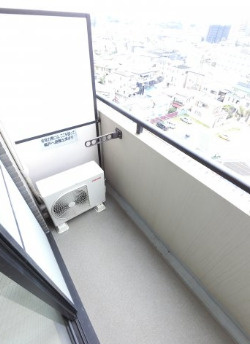 カスタリア船橋のバルコニー