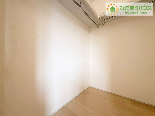 日立市滑川本町3期　新築戸建　5号棟の収納|ハンガーパイプ付でお洋服の出し入れもラクラクです！