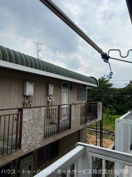 エステートピア司コーポのバルコニー