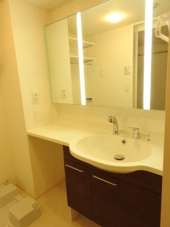 ヴィア・ラッテアの独立洗面台|独立洗面化粧台が付いています