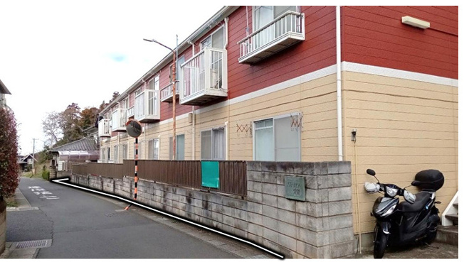 【外観】 | 千葉市稲毛区園生町の一棟売りアパート