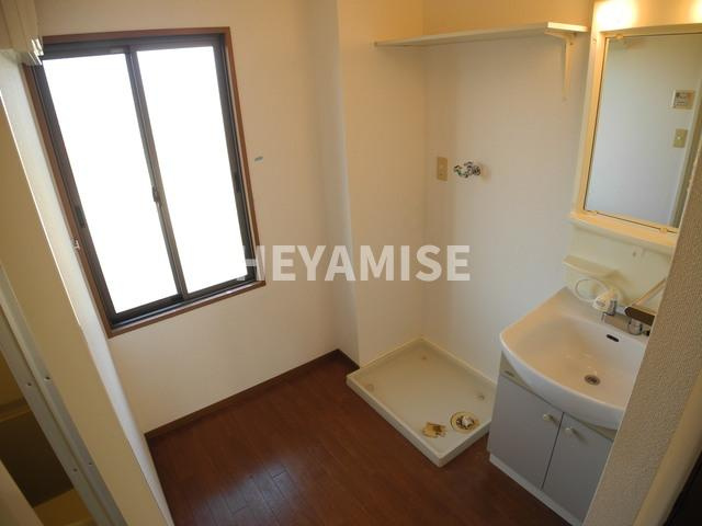 ハイリッツ久山台Ａの洗面所|※室内画像は別号室のもの(反転タイプ)