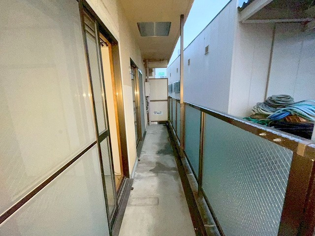 第3北浦ハイツのバルコニー