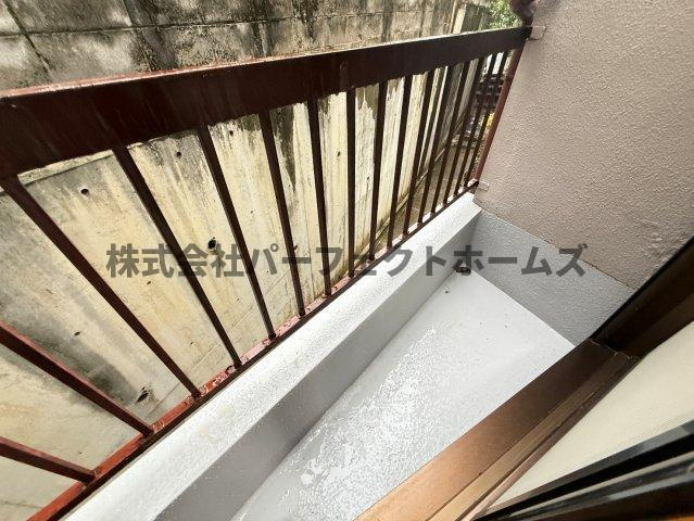 川勝町戸建　賃貸のバルコニー|広々としたバルコニーです