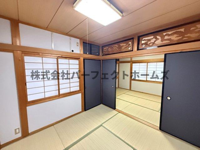 川勝町戸建　賃貸の和室|和室、ちょっとしたくつろぎスペースにいかがでしょうか