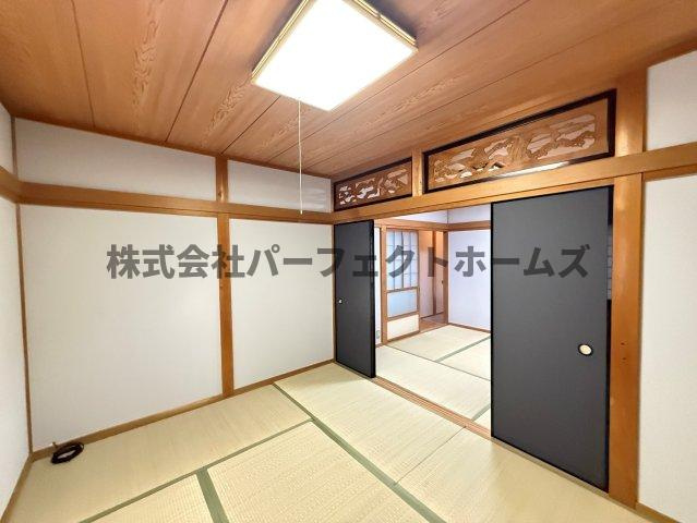 川勝町戸建　賃貸の和室|畳の上でゆっくりとくつろげる和室です
