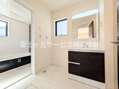 【脱衣所】 | 豊橋市前芝町 58期 新築一戸建て 3号棟 | 脱衣所です