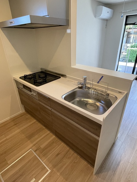 ＰＡＬＭＳＰＲＩＮＧＳ新小岩　パームスプリングスのキッチン|★グリル付きガス３口システムキッチン★