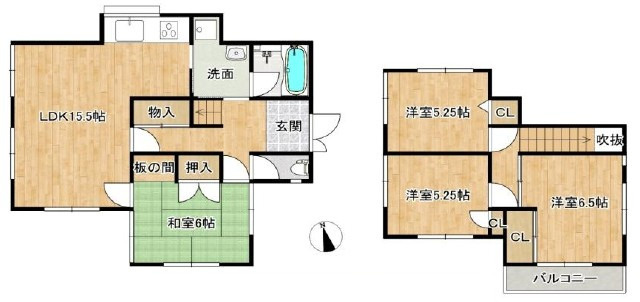 栗東市下戸山　中古戸建て