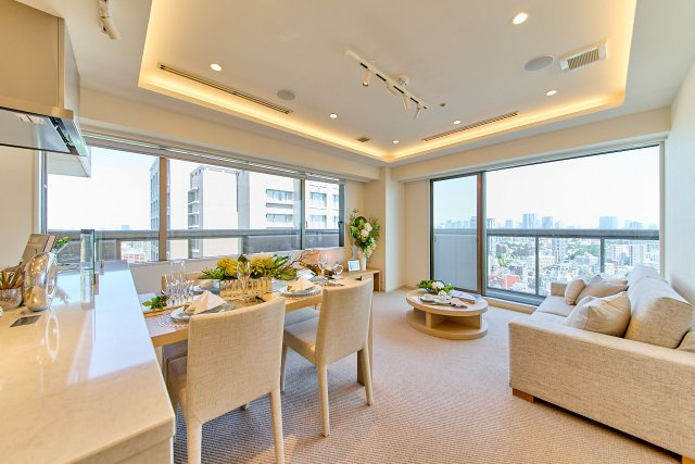 【居間・リビング】 | 恵比寿ガーデンテラス壱番館