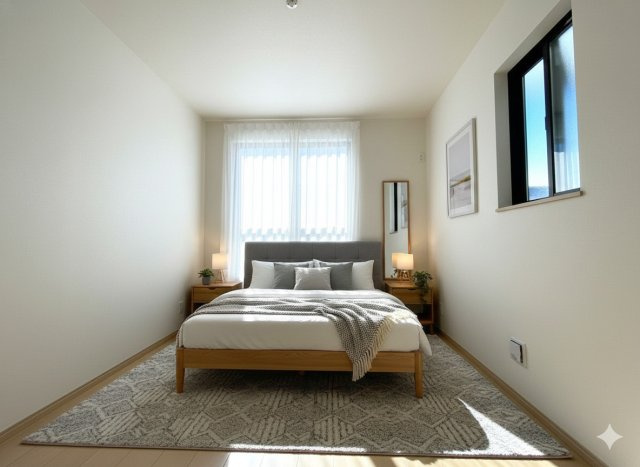 三郷市　戸ケ崎3丁目　新築戸建　全1棟の洋室|施工例です