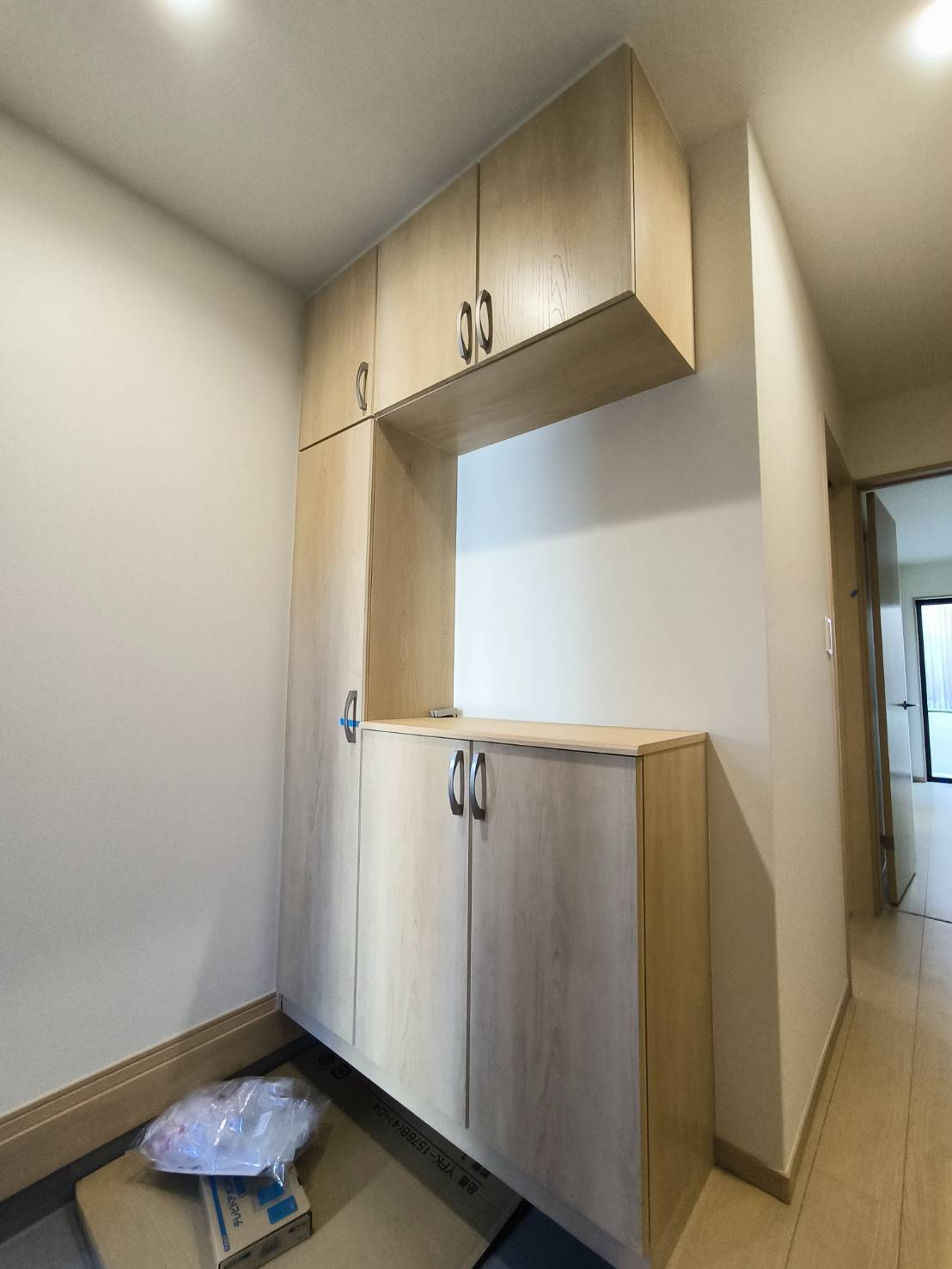 三郷市　戸ケ崎3丁目　新築戸建　全1棟の玄関|施工例です