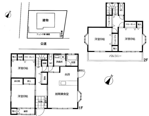 【間取り】 | 吉見町大字北吉見　中古戸建