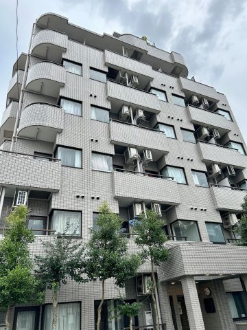 MAC平山城址公園コートの外観|落ち着いたタイル張り