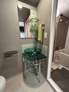 セレニテ江坂四番館の独立洗面台|独立洗面化粧台が付いています