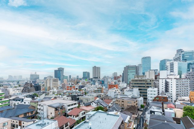 クレッセント渋谷神泉の展望|クレッセント渋谷神泉：南東角部屋につき陽当り・眺望良好！