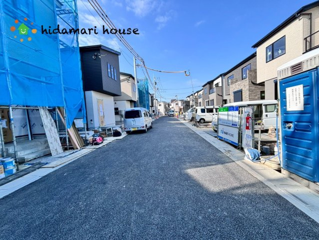 大宮指扇Northside　新築戸建　Gの前面道路含む現地写真