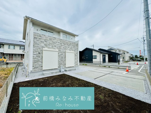 前橋市上新田町　１号棟(全５棟)　ブルーミングガーデン　新築建売分譲の外観|物件の外観です