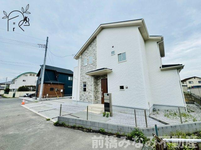 前橋市上新田町　１号棟(全５棟)　ブルーミングガーデン　新築建売分譲の外観|建物外観を気になさる方へ、見た目の良い物件です