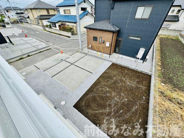 前橋市上新田町　１号棟(全５棟)　ブルーミングガーデン　新築建売分譲の駐車場|カースペースがあります