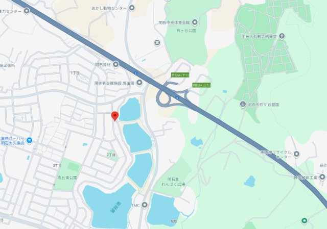 【地図】 | 明石市大久保町高丘２丁目　土地