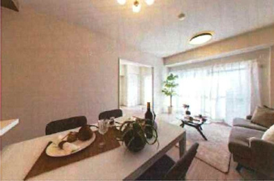 【居間・リビング】 | キングマンション都島Ⅰ