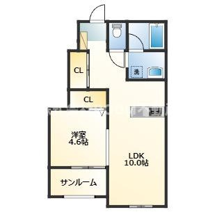 Lieto ｔの間取り