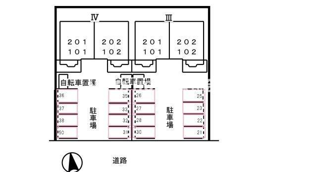 ウッズⅣの区画図