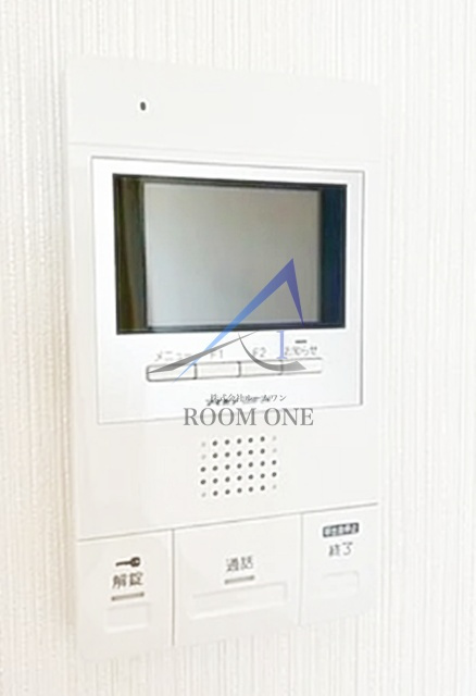 コム シェ ソワ　Ⅰのセキュリティ|モニター付きインターホンです。