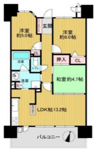 【間取り】の画像