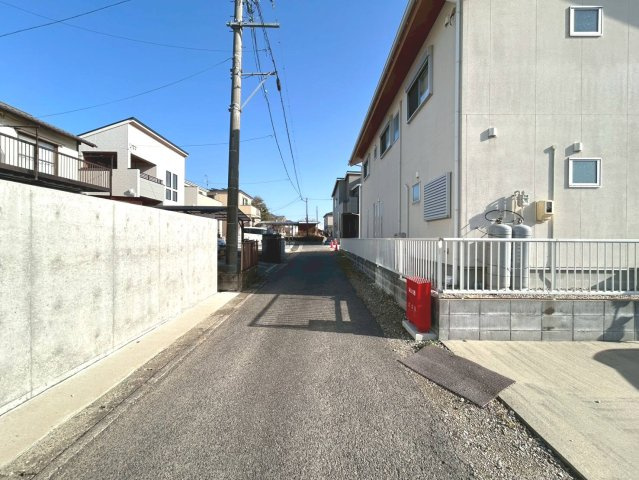 ブルーミングガーデン　江南市江森町西2期　全1区画分譲の前面道路含む現地写真|■前面道路　■ヤマダ不動産　株式会社リライフ　
■夢のマイホーム購入をフルサポートします！