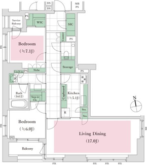 【間取り】 | アトラス麻布台