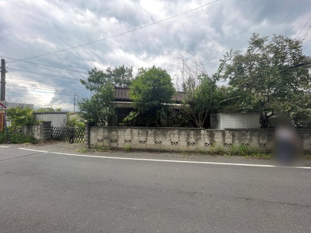 売地・住宅用地　福島市御山山田　御山小・清水中の前面道路含む現地写真|前面道路から見た該当地になります！