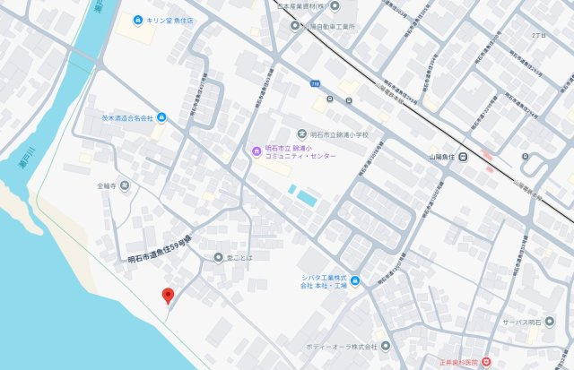 【地図】 | 明石市魚住町西岡　土地