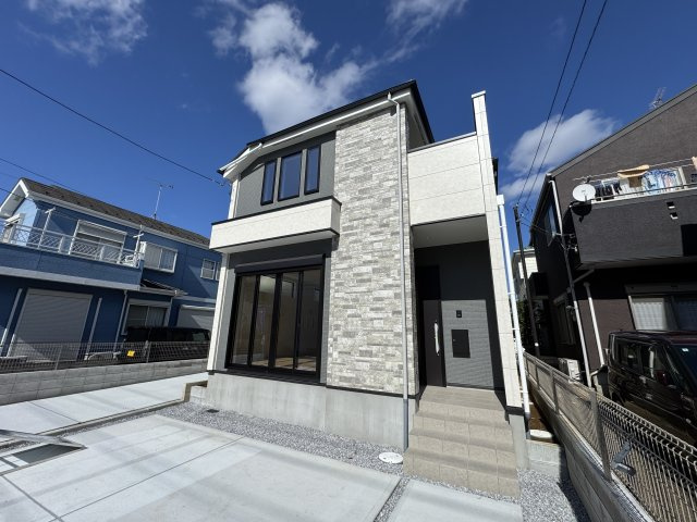 流山市鰭ヶ崎新築戸建（鰭ヶ崎20期）の外観|2号棟外観・完成済み内覧可能です！