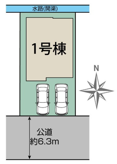 明石市二見町西二見の区画図