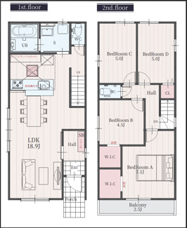 【間取り】 | キャンペーン対象物件です♪詳細は弊社ホームページもしくはスタッフまでお気軽にお問合せ下さいませ♪ お役に立てる自信があります♪
