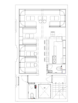 中洲らくてんちビルの間取り