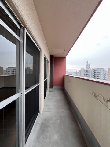 コーポスタンレーのバルコニー